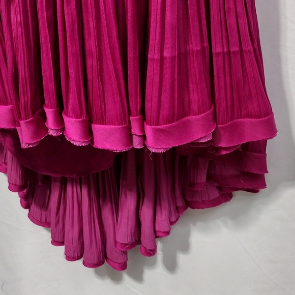 Free People 100 Degree of Shine Mini Dress Women's S Pink Barbiecore Romantic - Picture 4 of 10